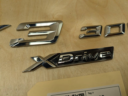 18-24 OEM BMW G01 X3 S Drive Rear Trunk Liftgate Badge Emblem Logo Letters
