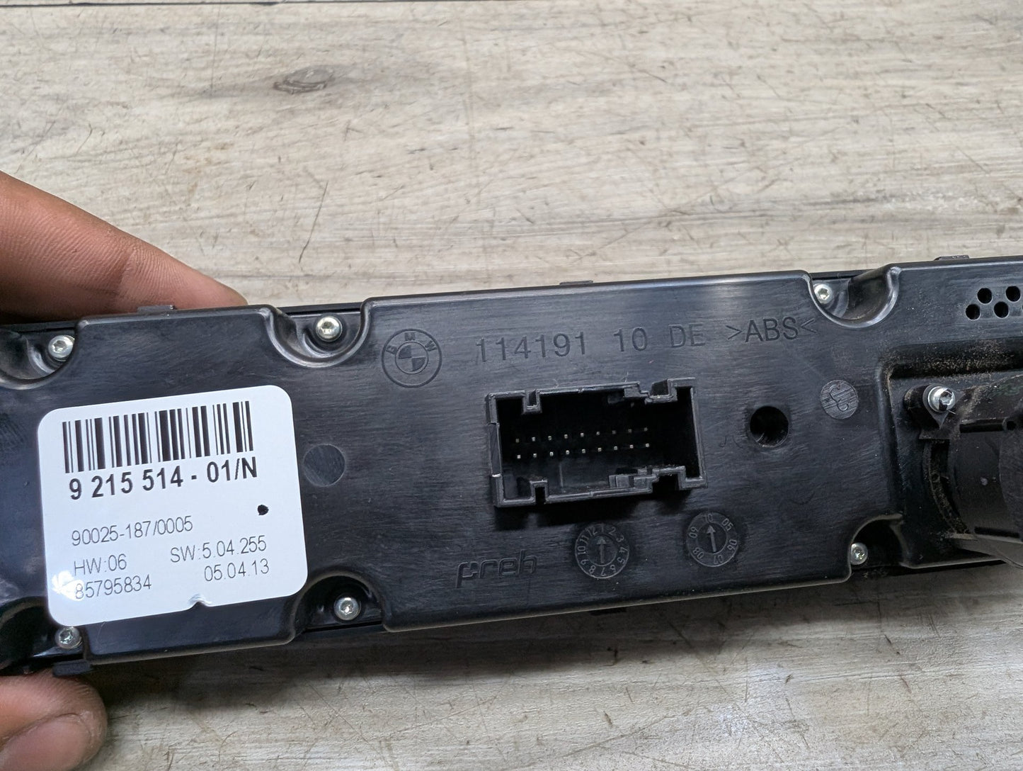 07-14 OEM BMW E70 E71 X5 X6 Rear AC Temperature Heater Climate Control Switch