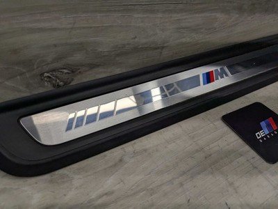 19-24 OEM BMW G20 G21 G26 M SPORT Front Left Right Door Sill Plate Molding Trim
