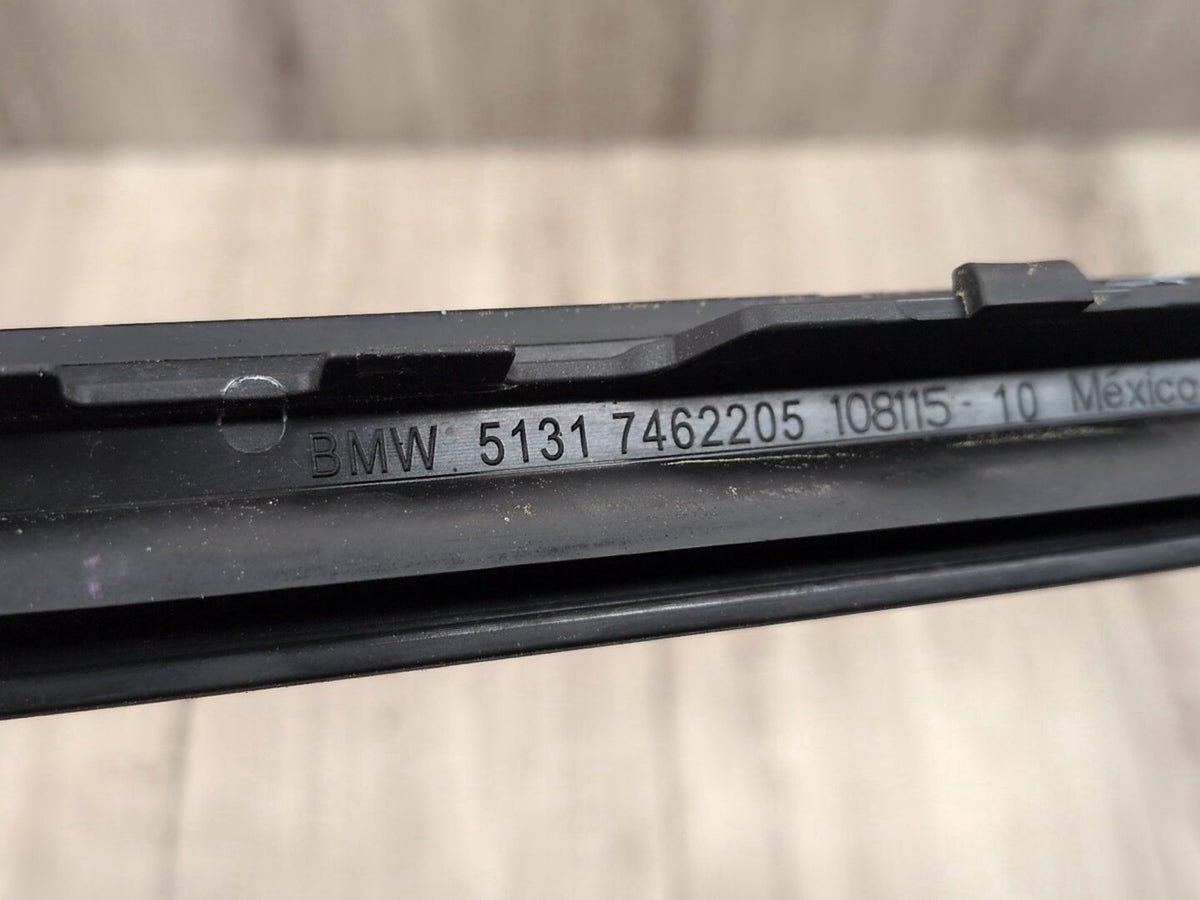 2014-2018 BMW X5 F85 Front Left Right Side Windshield Drip Trim Molding SET 7462205 OEM