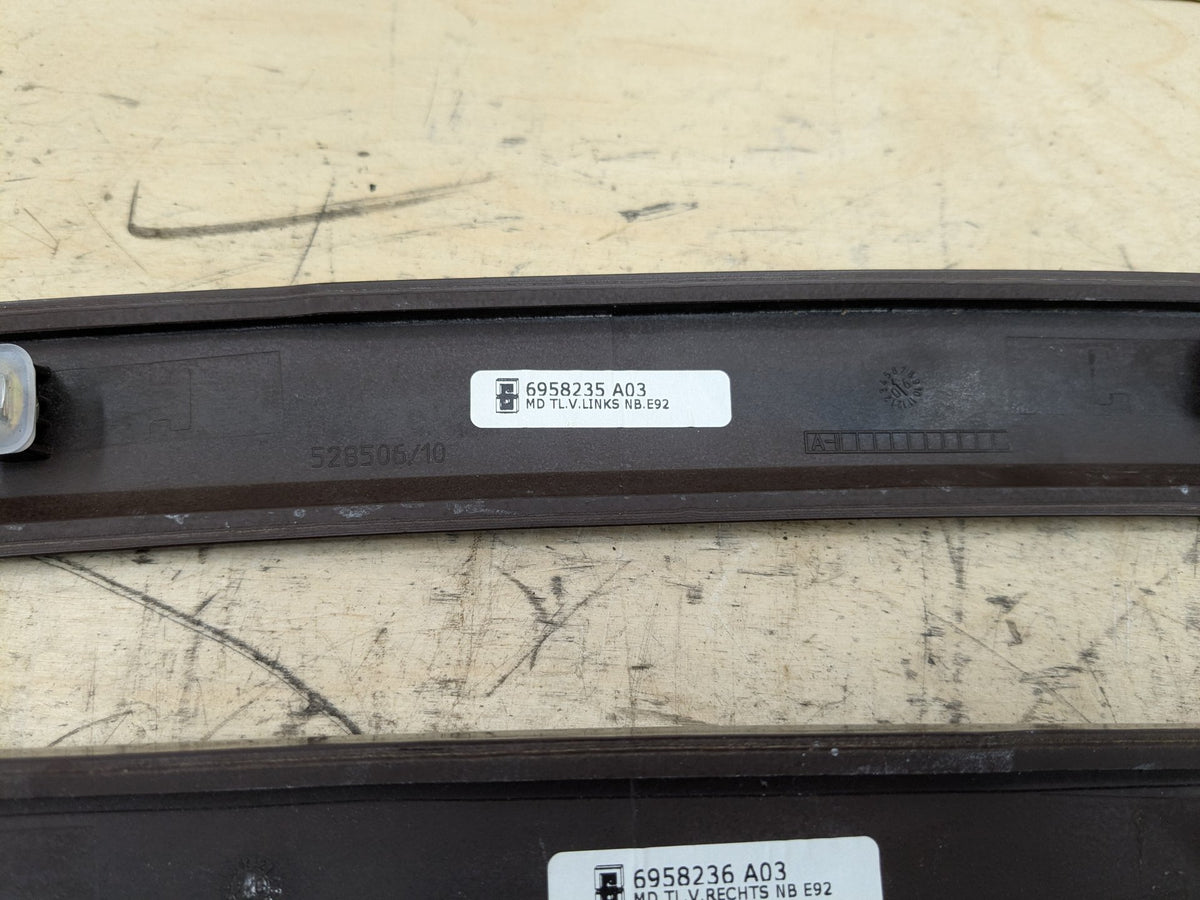 2007-2013 BMW 335i E92 Center Console Trim SET 6958235