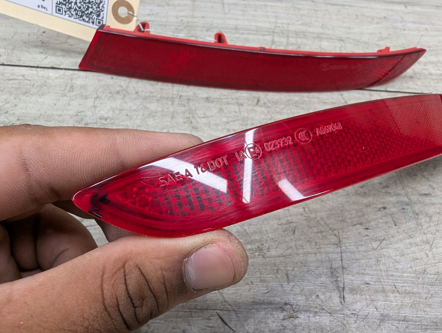 2018 - 2024 BMW X3 G01 Rear Left Right Bumper Reflectors SET 7419928 B46B20O1