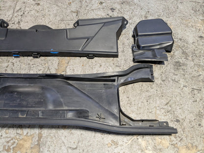06-13 OEM BMW E90 E91 E92 E93 Cabin Air Filter Cowl Housing Lower Upper SET