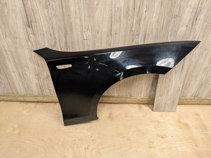 08-13 BMW E82 E88 128i 135i Right Passenger Fender Panel Black SCHWARZ II 668