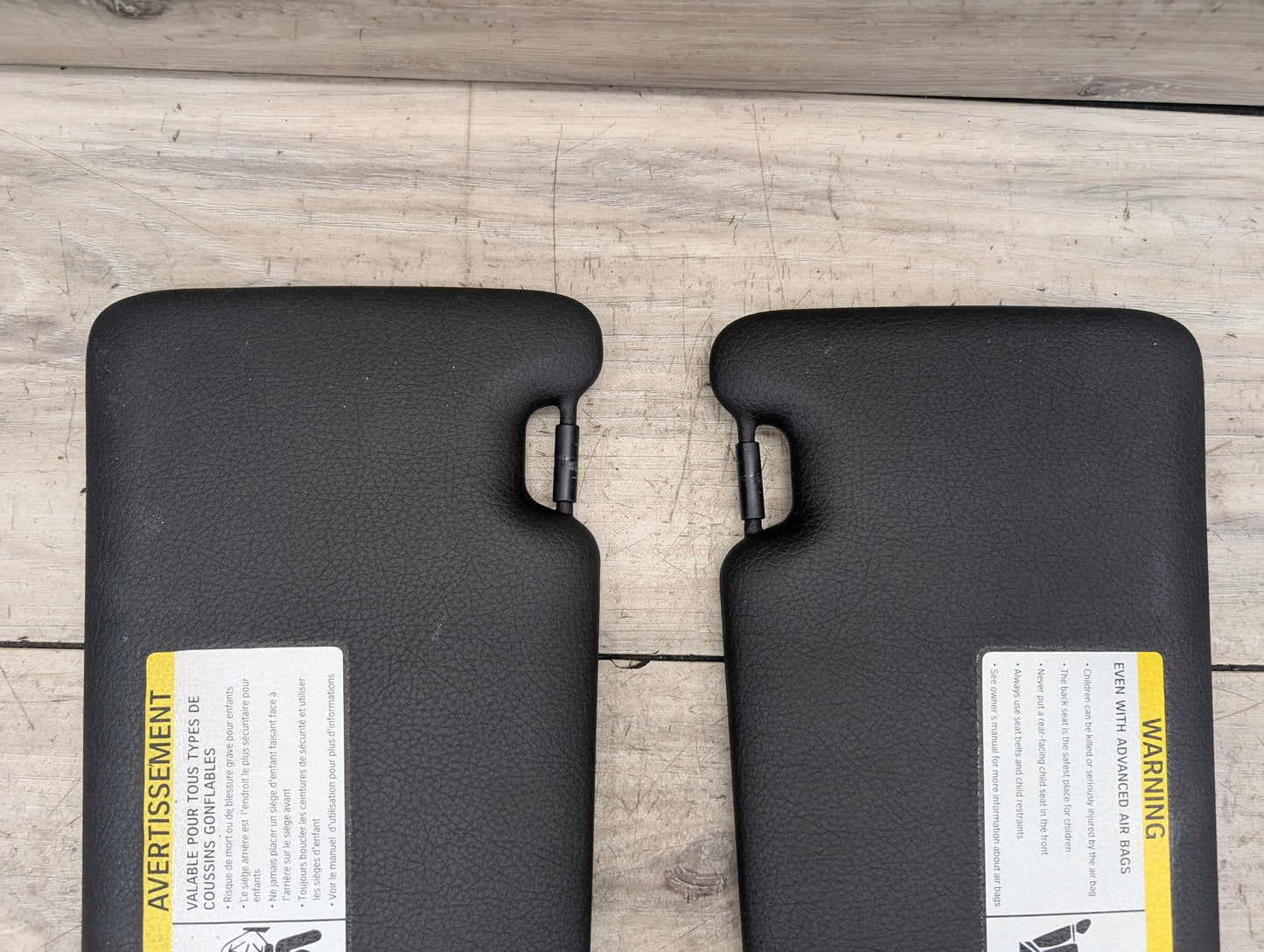 OEM BMW F30 F31 F32 F36 F80 F82 M3 M4 Left Right Interior Sun Visor PAIR Black