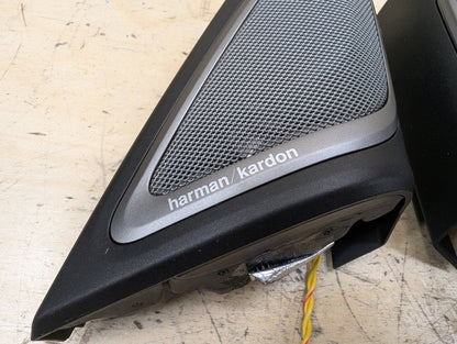 2016-2022 BMW 750i G12 Front Left Right Door Triangle Corner Speaker Assemblys SET 9362561