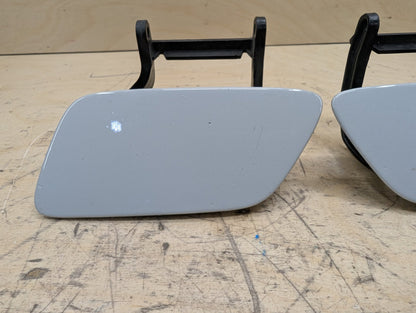 2011-2017 Audi RS5 8T Front Left Right Bumper Headlight Washer Nozzle Insert Covers SET 8T0955635