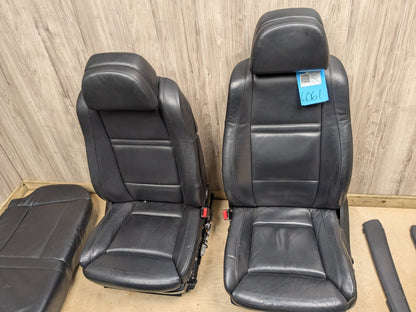 07-13 OEM BMW E70 X5 Complete Seats Door Panels Dashboard Black NAPPA LEATHER