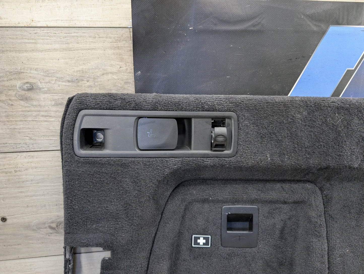 2019-2023 BMW X5M F95 Rear Trunk Left Cover Trim Panel Black 5A0B5C7 OEM