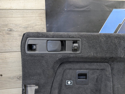 2019-2023 BMW X5M F95 Rear Trunk Left Cover Trim Panel Black 5A0B5C7 OEM