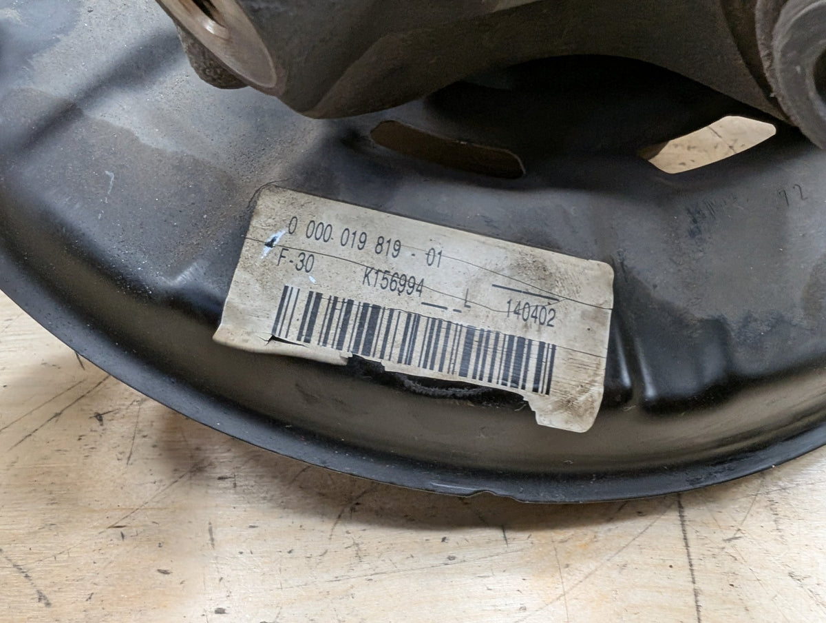 2012-2018 BMW 328i F30 Rear Left Driver Spindle Knuckle w/ Bearing 6792521 OEM