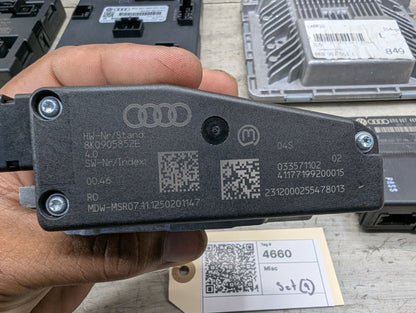 13-17 AUDI B8 S4 S5 Engine ECU DME Speedometer BCM Body Control Module KEY SET
