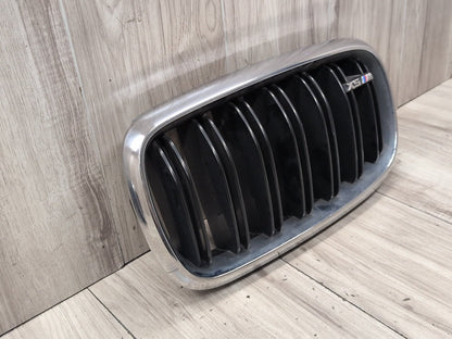 2015-2018 BMW X5 F85 Front Left Right Upper Bumper Cover Kidney Grilles SET 8056324 OEM