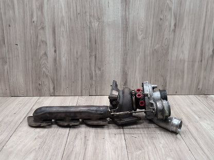 09-12 Mercedes-Benz W212 E550 M278 LEFT Engine Motor Turbo Charger w/ Manifold