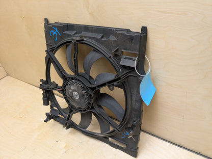 2007-2013 BMW X5 E70 Electric Cooling Fan Shroud Housing w/ Motor 7647753