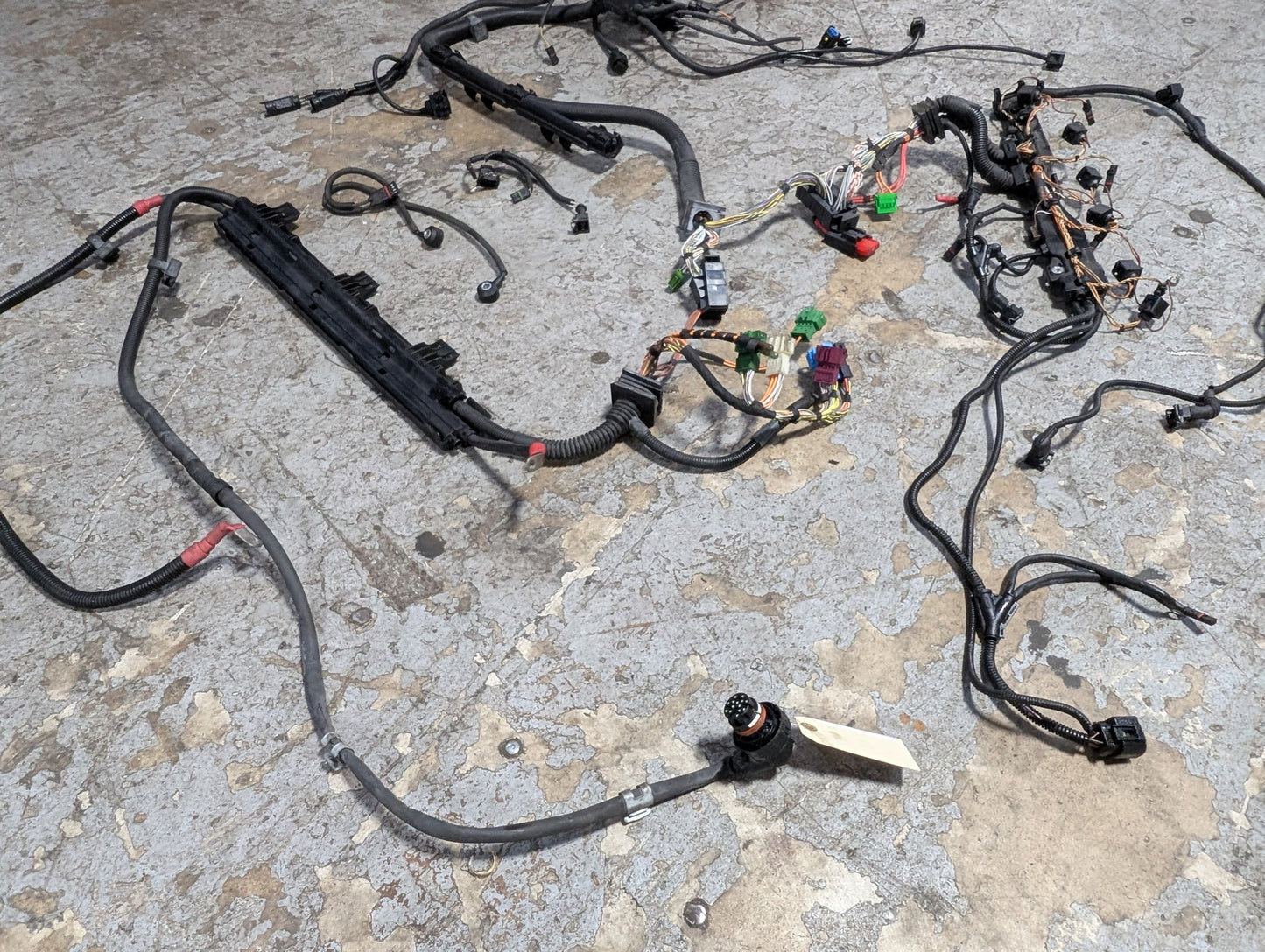 2007-2013 BMW E93 335i N54B30A Engine Motor Wiring Wire Harness 7543924