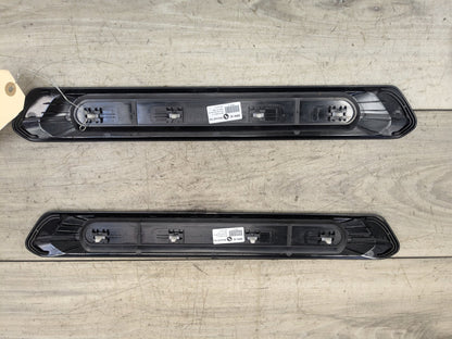 18-21 OEM BMW G01 G02 M40i X3 X4 Front Right Left Door Sills Cover Trim Pair