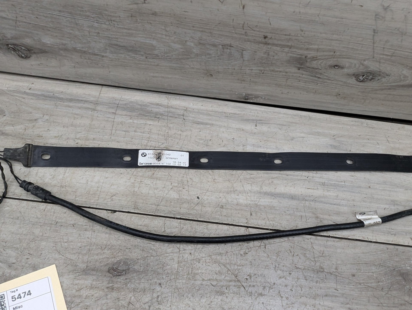 2012-2018 BMW 340i F30 Rear Smart Opener Sensor Module W/ Harness & Strap SET 7491439
