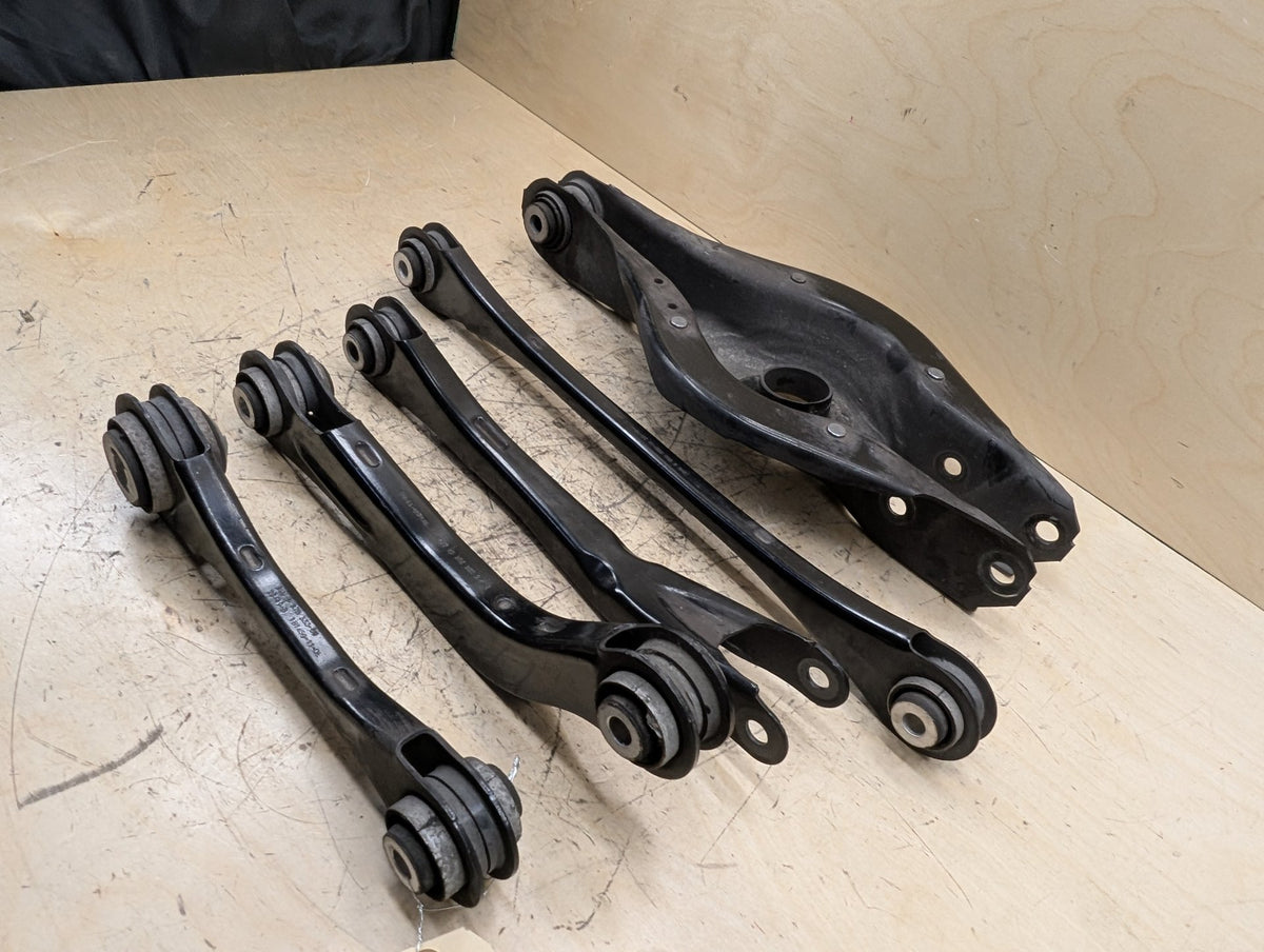 19-26 OEM BMW G20 G22 G23 G26 G42 Rear Left Driver Upper Lower Control Arm SET