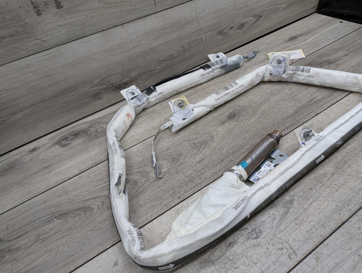 OEM BMW F90 M5 G30 530 540 M550 Left Driver Top Roof Head Air Bag Airbag Curtain