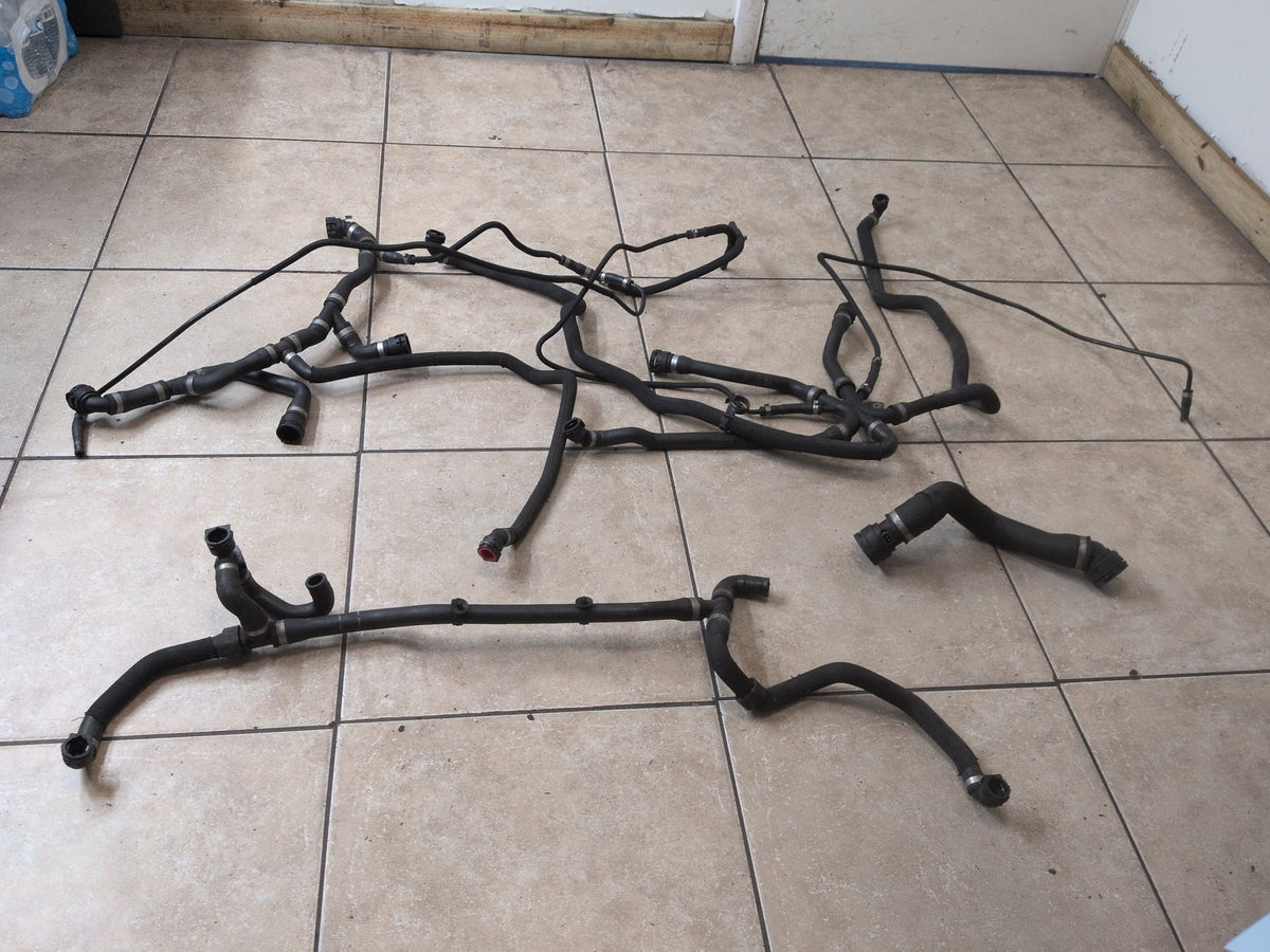 2011-2016 BMW M5 F10 Engine Radiator Cooling Coolant Pipe Hoses SET 8386545 OEM