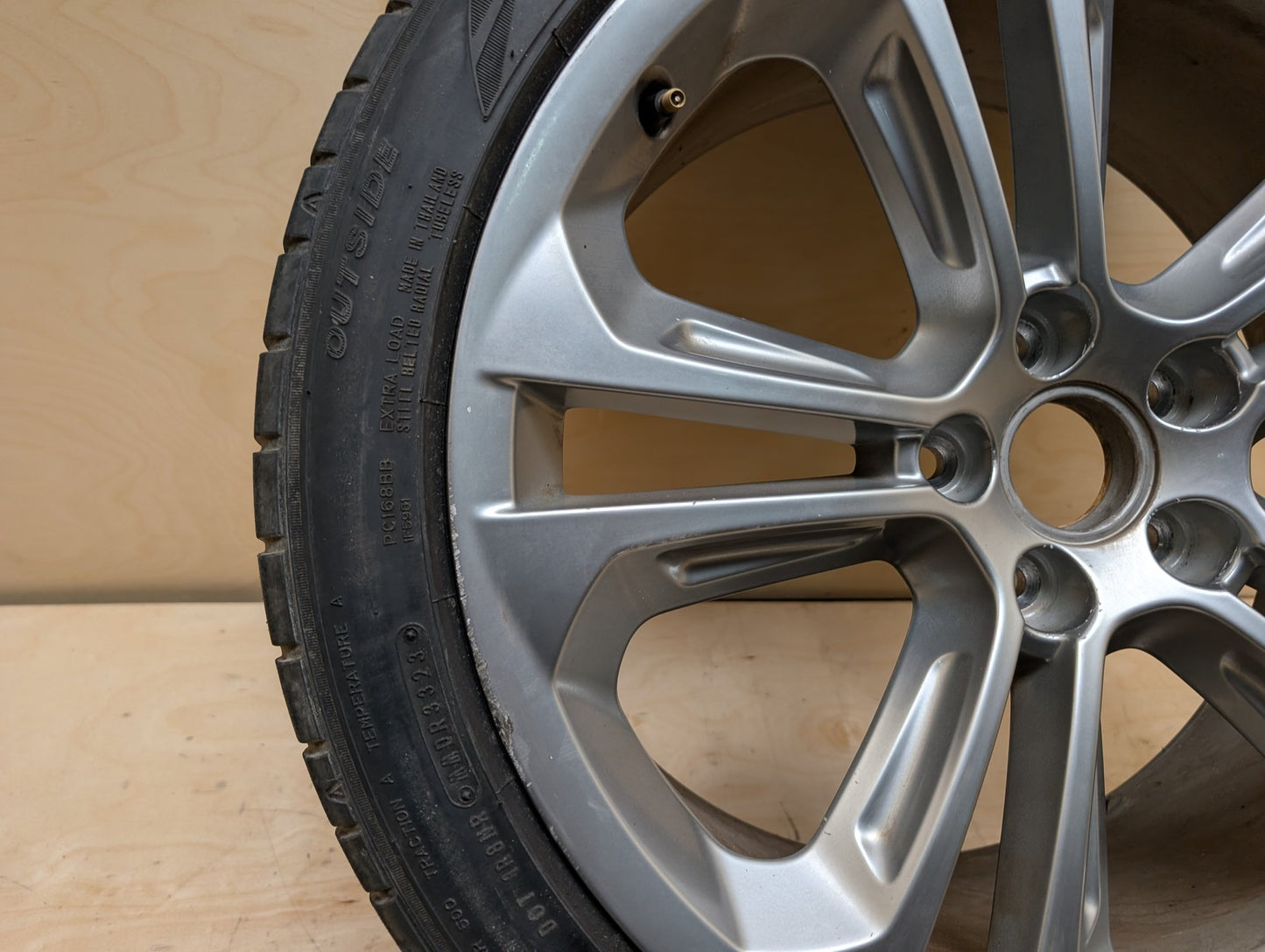 15-18 OEM Audi Q3 Wheel Rim 19x8.5 ET36 Alloy Double Spoke 8U0601025AD