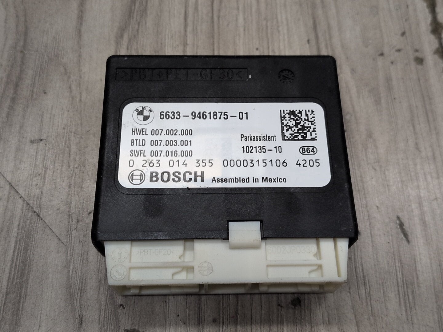 2014 - 2020 BMW 440i F36 PDC Park Assist Control Module 9461875 B58B30M0