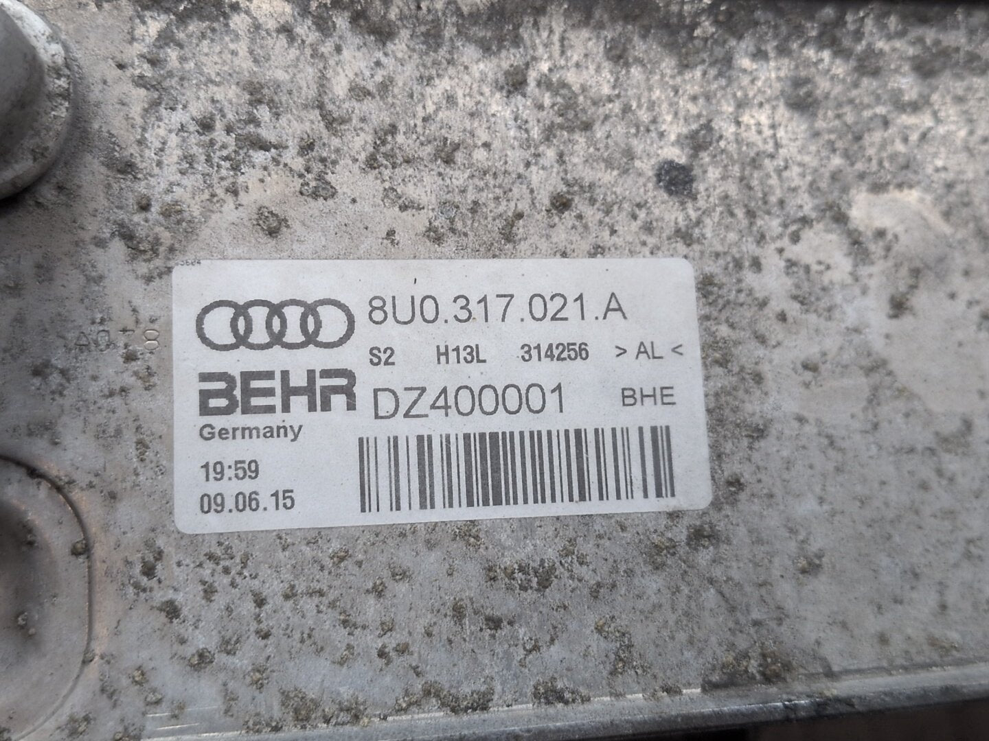 2015-2018 Audi Q3 8U Tranmssion Oil Cooler 8U0317021A