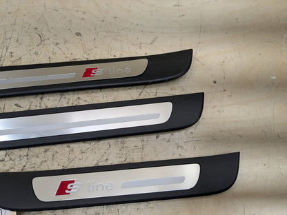 2012-2018 Audi A6 C7 Scuff Plate Door Sill SET 4G0853373B OEM