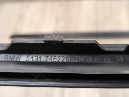 2014-2018 BMW X5 F85 Front Left Right Side Windshield Drip Trim Molding SET 7462205