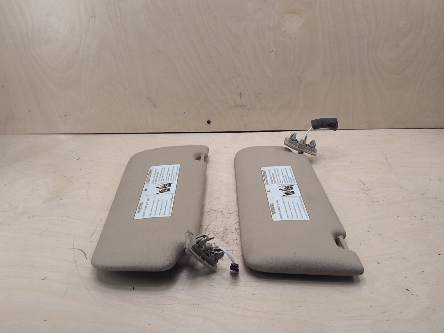 2011-2016 BMW X3 F25 Front Left Right Sun Visor SET 7263571