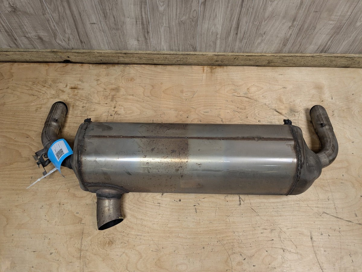 19-23 OEM BMW G20 330 Dual Exhaust Pipe Muffler Silver Tips B46 Engine