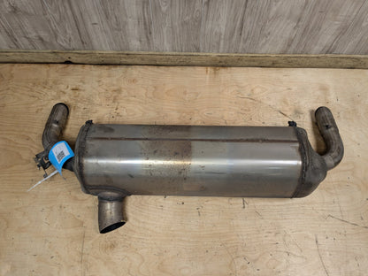 19-23 OEM BMW G20 330 Dual Exhaust Pipe Muffler Silver Tips B46 Engine