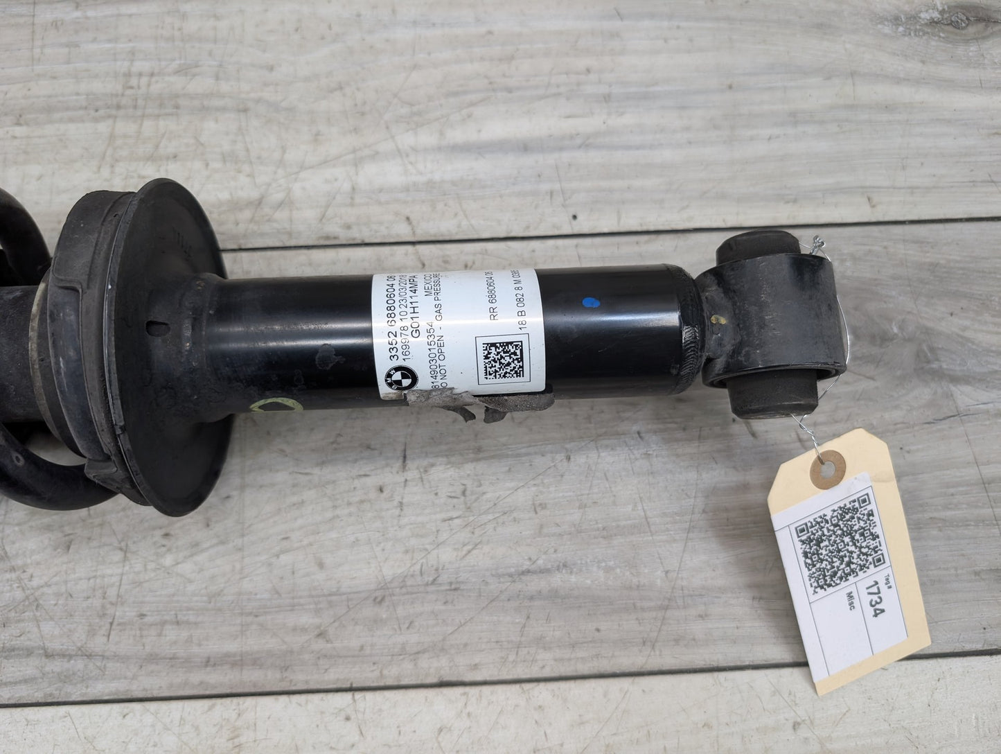 2019 BMW X3 G01 Rear Left or Right Spring Strut Shock Absorber 6880604 B58B30M0