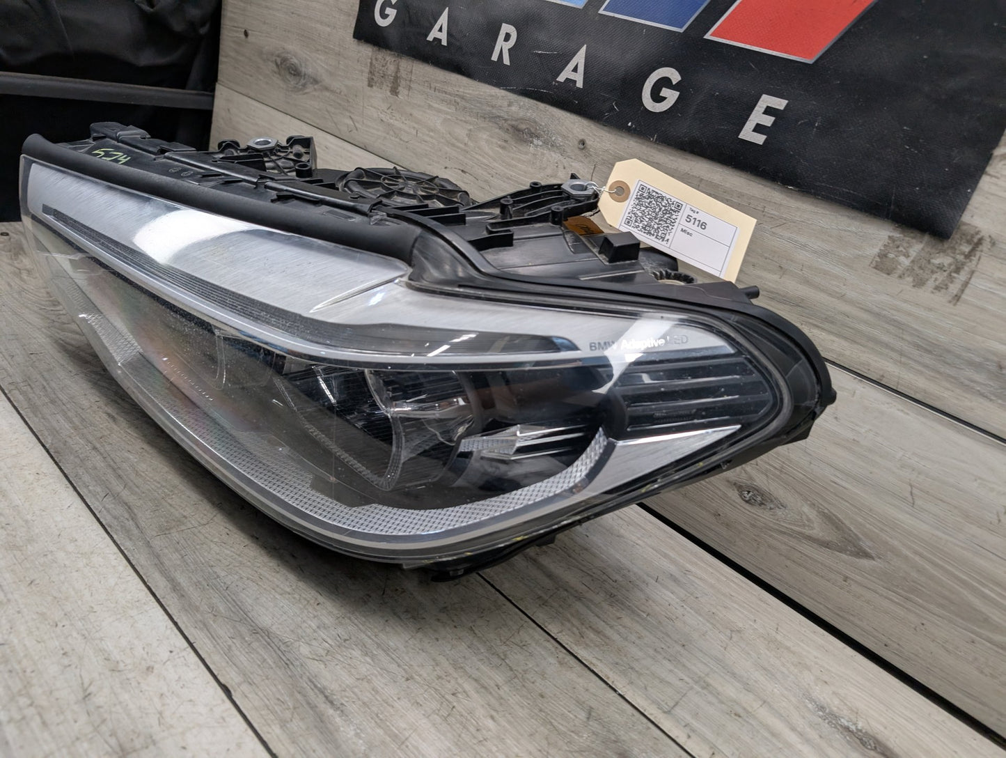 *NOTE* 17-20 OEM BMW F90 G30 530 540 M5 Left Driver ICON LED Adaptive Headlight