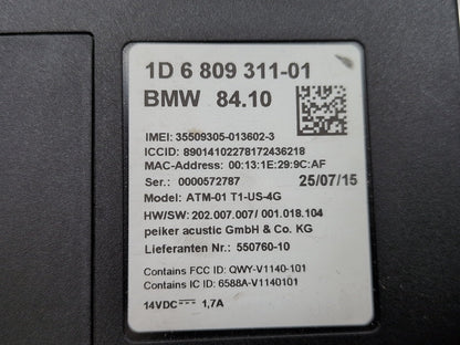 OEM BMW F23 F30 F32 F33 F36 F80 F82 M3 M4 M6 Telematics Control Unit Module TCM