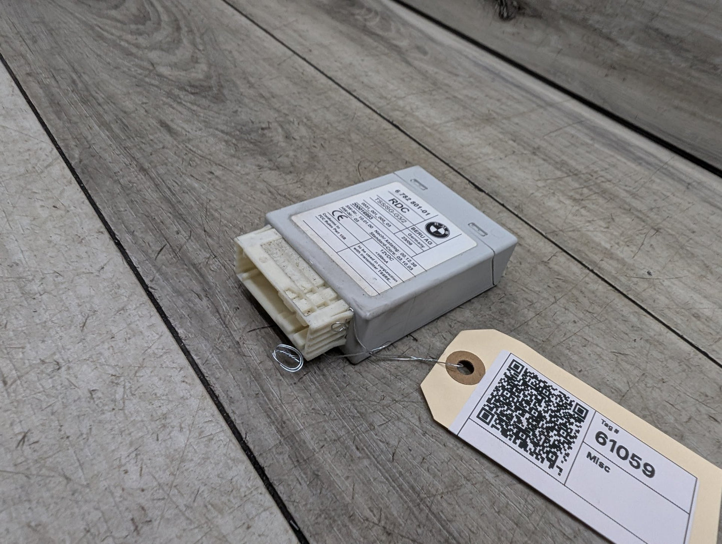 07-10 OEM BMW E93 328 335 Tire Pressure Control Module Unit TPMS RDC