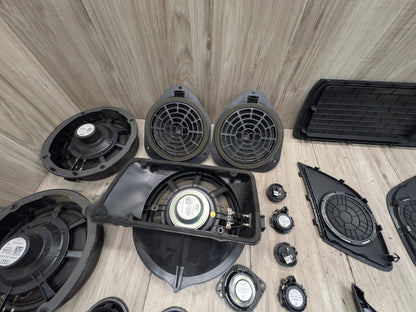 09-17 OEM AUDI A5 S5 BANG &amp; OLUFSEN Front Rear Door SUB Tweeter Speakers SET