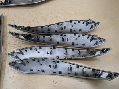 *NOTE 2012-18 BMW F30 Front Rear Left Right Dash Interior Trims SET Satin Silver