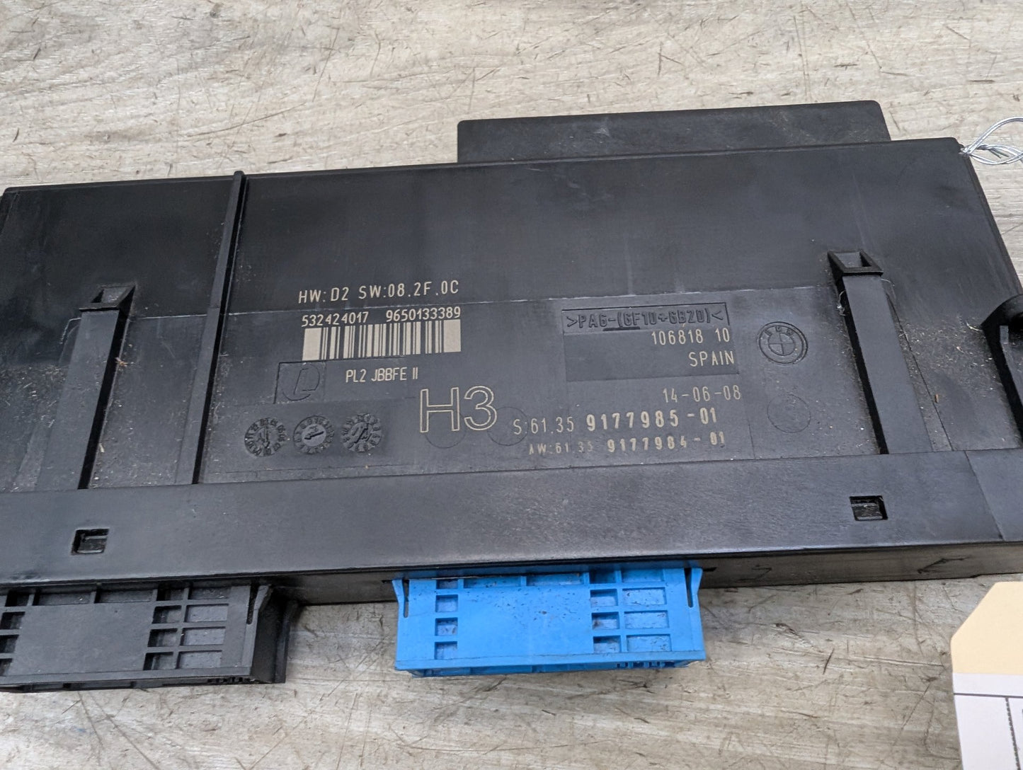 2007-2013 BMW 328i E93 BCM Body Control Module 9177985
