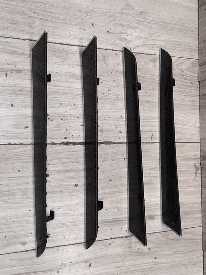 2010-2016 Audi S4 B8 Front Rear Left Right Interior Door Panel Trims SET 8K0867409 OEM