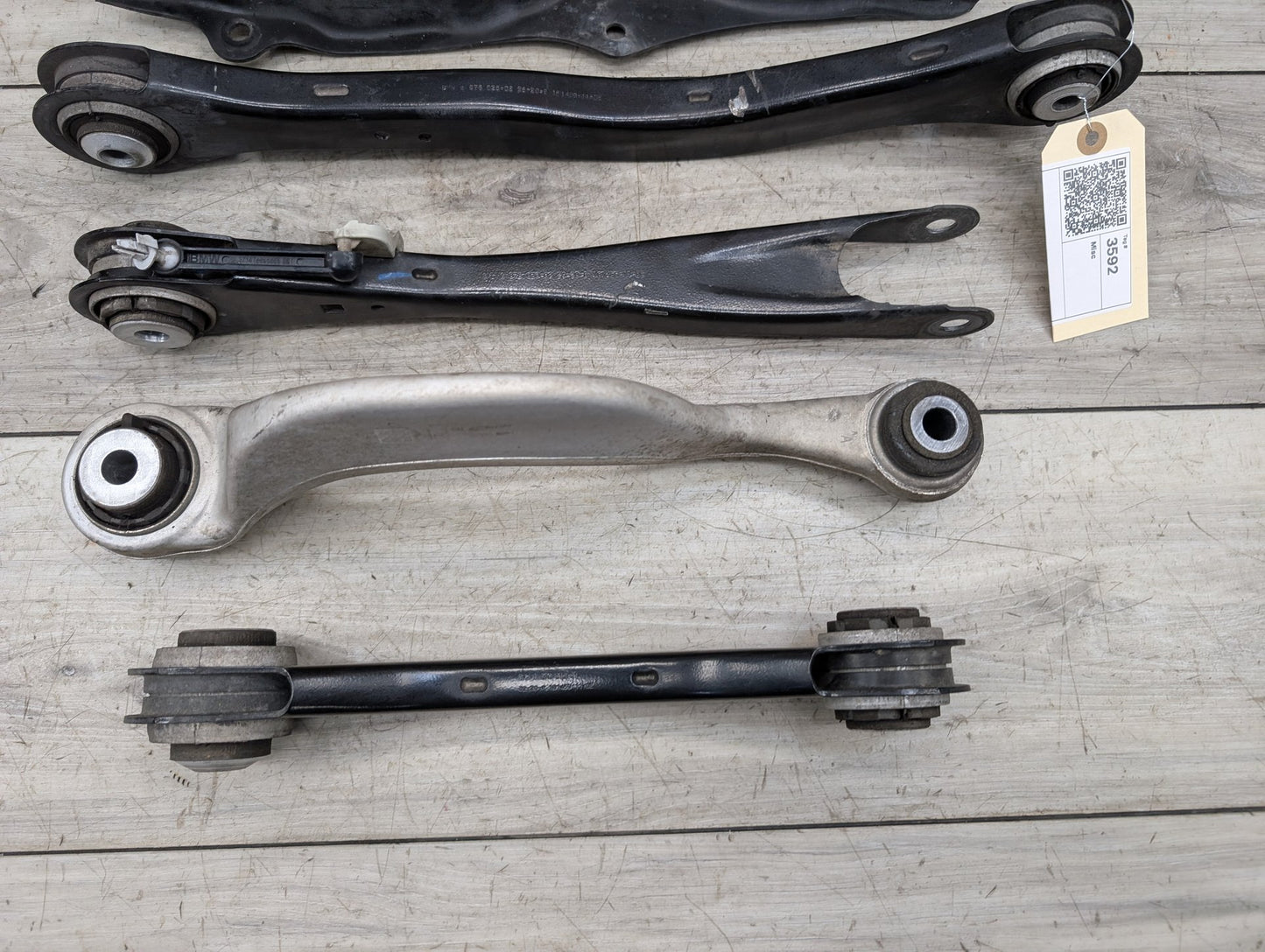19-23 OEM BMW G05 G06 G07 X5 X7 Rear Right Passenger Control Arm Wishbone SET