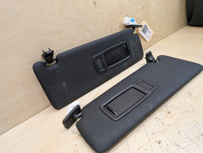 OEM BMW F30 F31 F32 F36 F80 F82 M3 M4 Left Right Interior Sun Visor PAIR Black