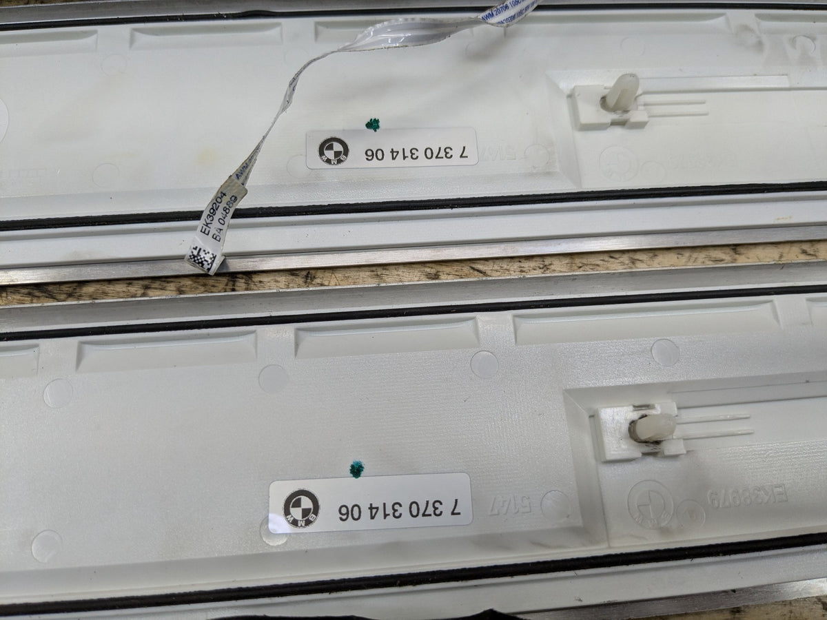 2016-2019 BMW 750i G12 Scuff Plate Door Sill SET 7369888 OEM