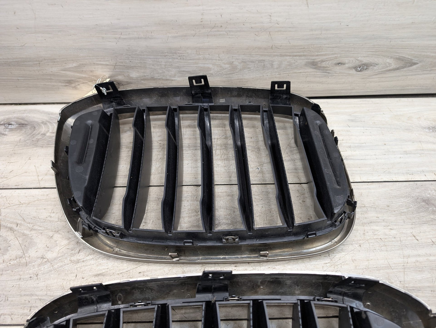 2018 - 2024 BMW X3 G01 Front Left Right Upper Bumper Cover Kidney Grilles SET 7464921 B58B30O1