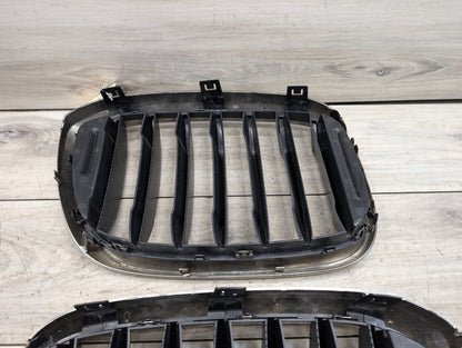 2018 - 2024 BMW X3 G01 Front Left Right Upper Bumper Cover Kidney Grilles SET 7464921 B58B30O1
