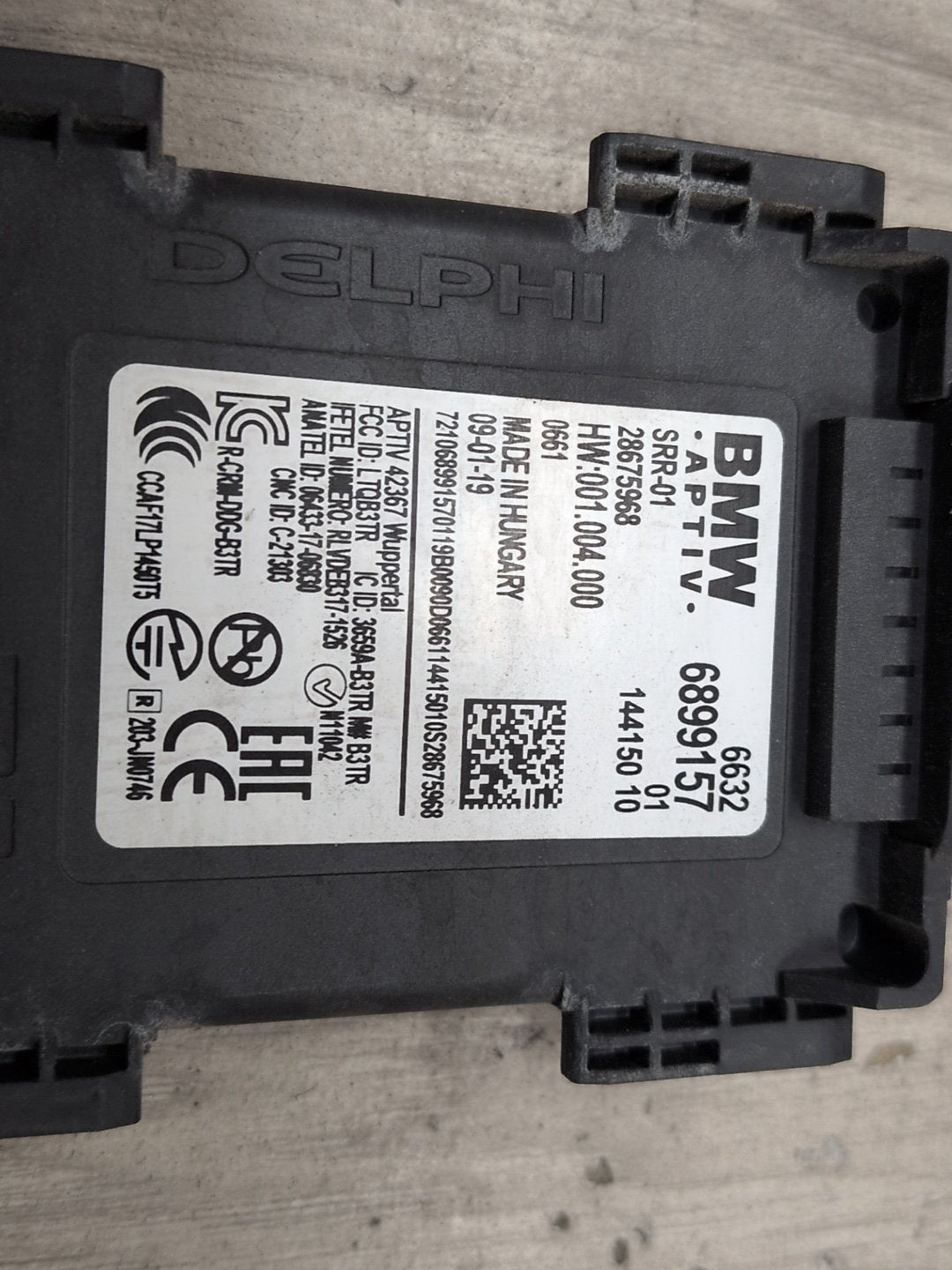 2019 - 2026 BMW X5 G05 Blind Spot Lane Sensor Radar Module 6899157 N63B44M3