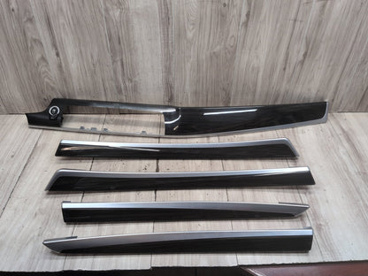 2011-2016 BMW M5 F10 Front Rear Left Right Interior Trim SET 7225548 OEM