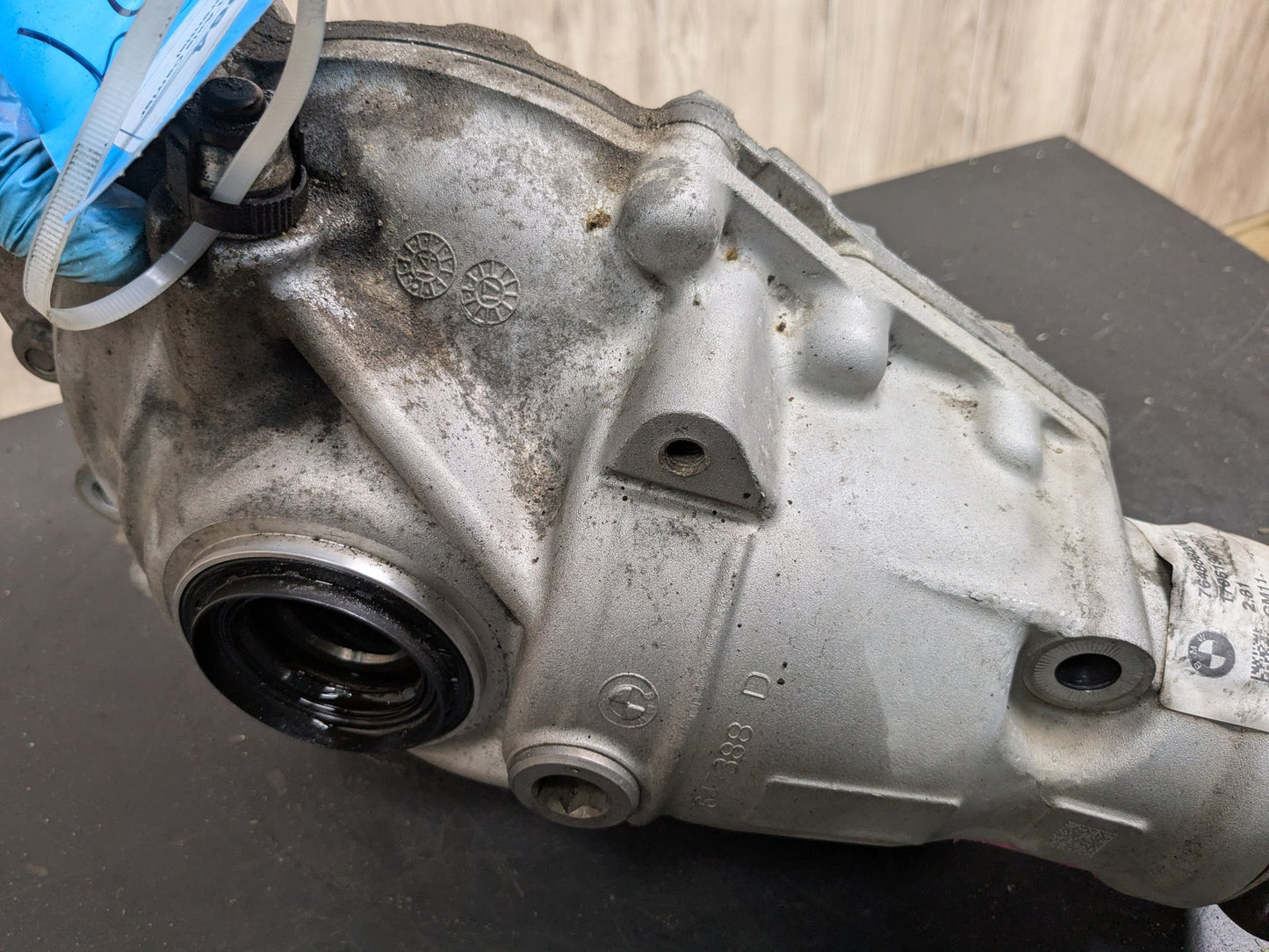 16-19 OEM BMW G12 750 B7 G30 M550 Front Differential Axle Carrier Ratio 2.81 K