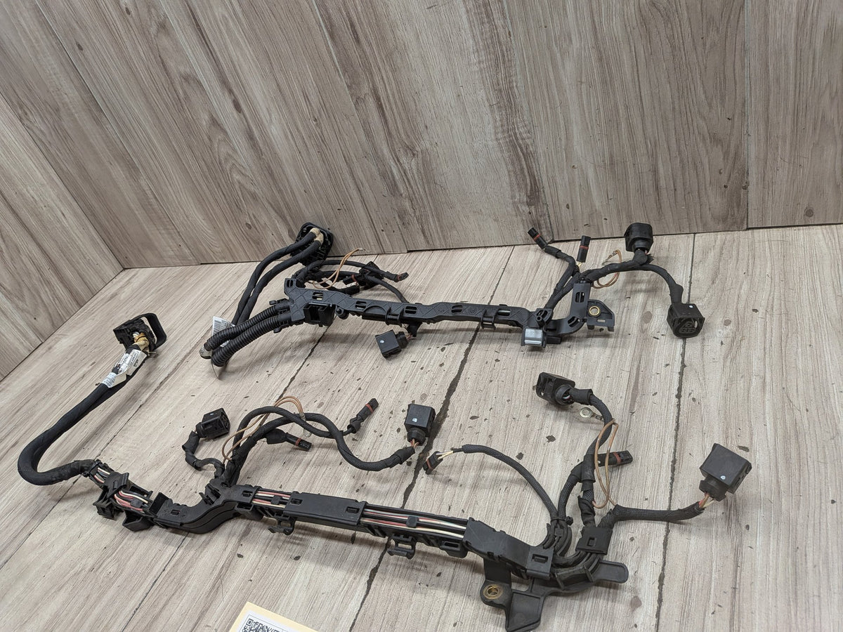 16-19 OEM BMW G11 G12 N63 Left Right Engine Injector Valve Wiring Harness SET